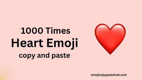 1 million heart emojis copy and paste